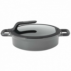 Сотейник с двумя ручками с крышкой 28см 4,6л Gem grey