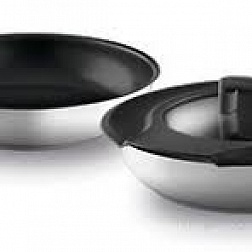 Набор сковород Uqonic Downdraft с крышкой (24см, 28см) 3 пр 