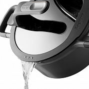 Сотейник с крышкой 28см 4,6 л съемная ручка Gem grey